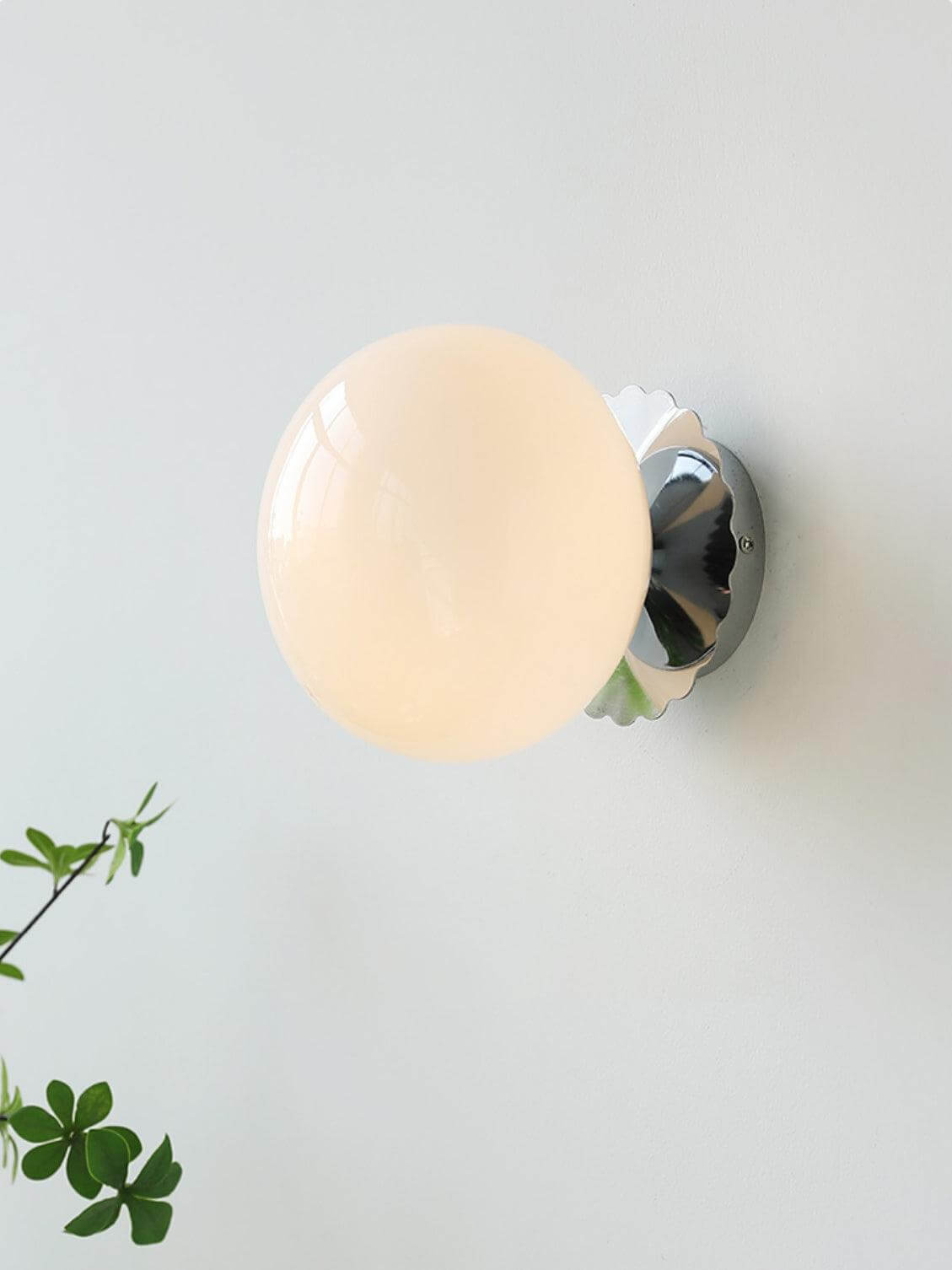 Elegant Bordlampe med Glasskjerm - Modern Hjembelysning