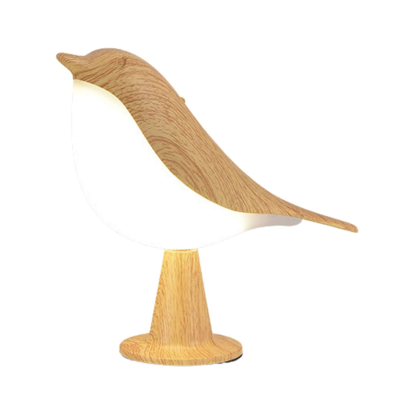 Elegant Bordlampe med Fuglmotiv