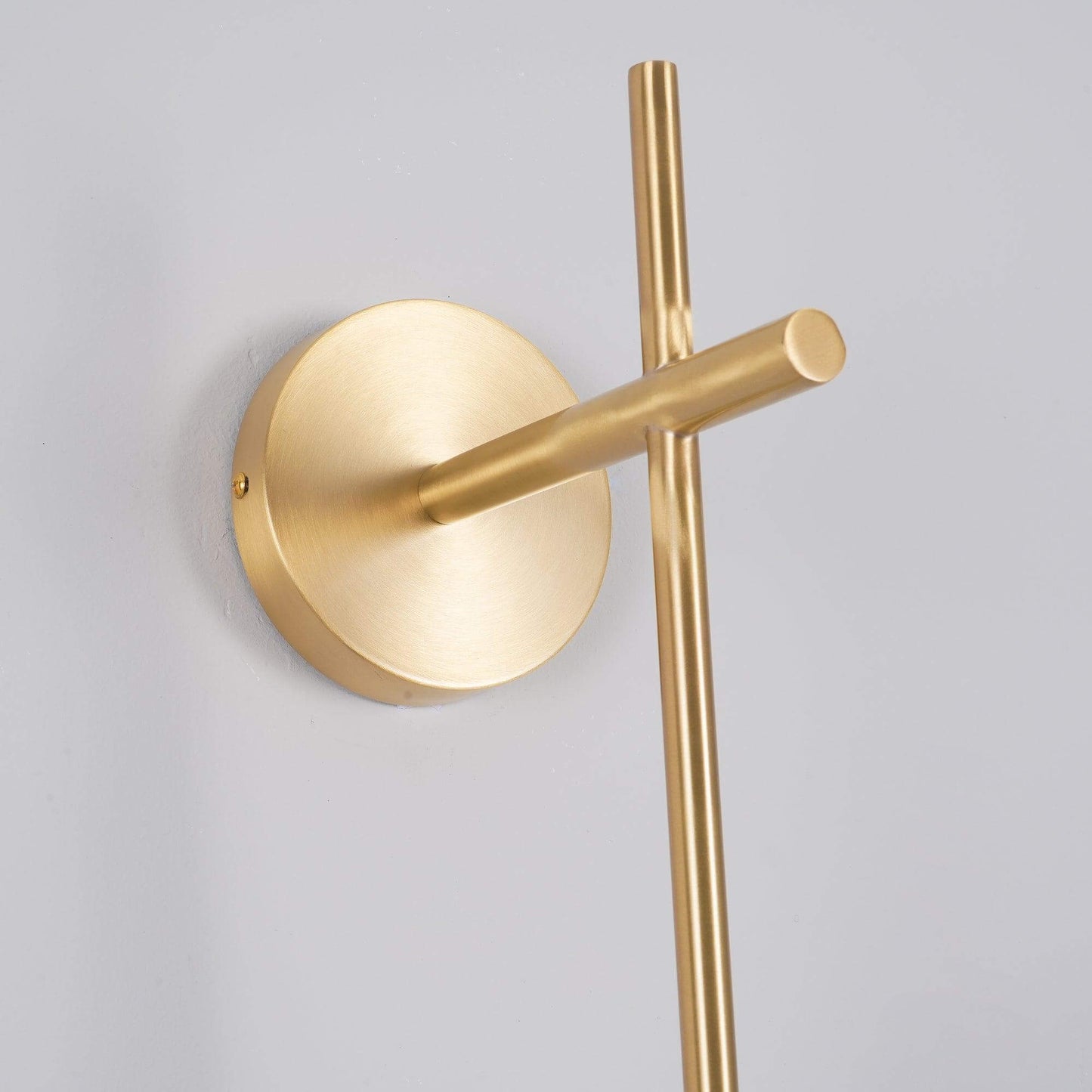 Elegant Vertikal Vegglampe i Glass