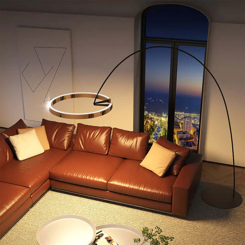 Elegant Gulvlampe med LED-lys