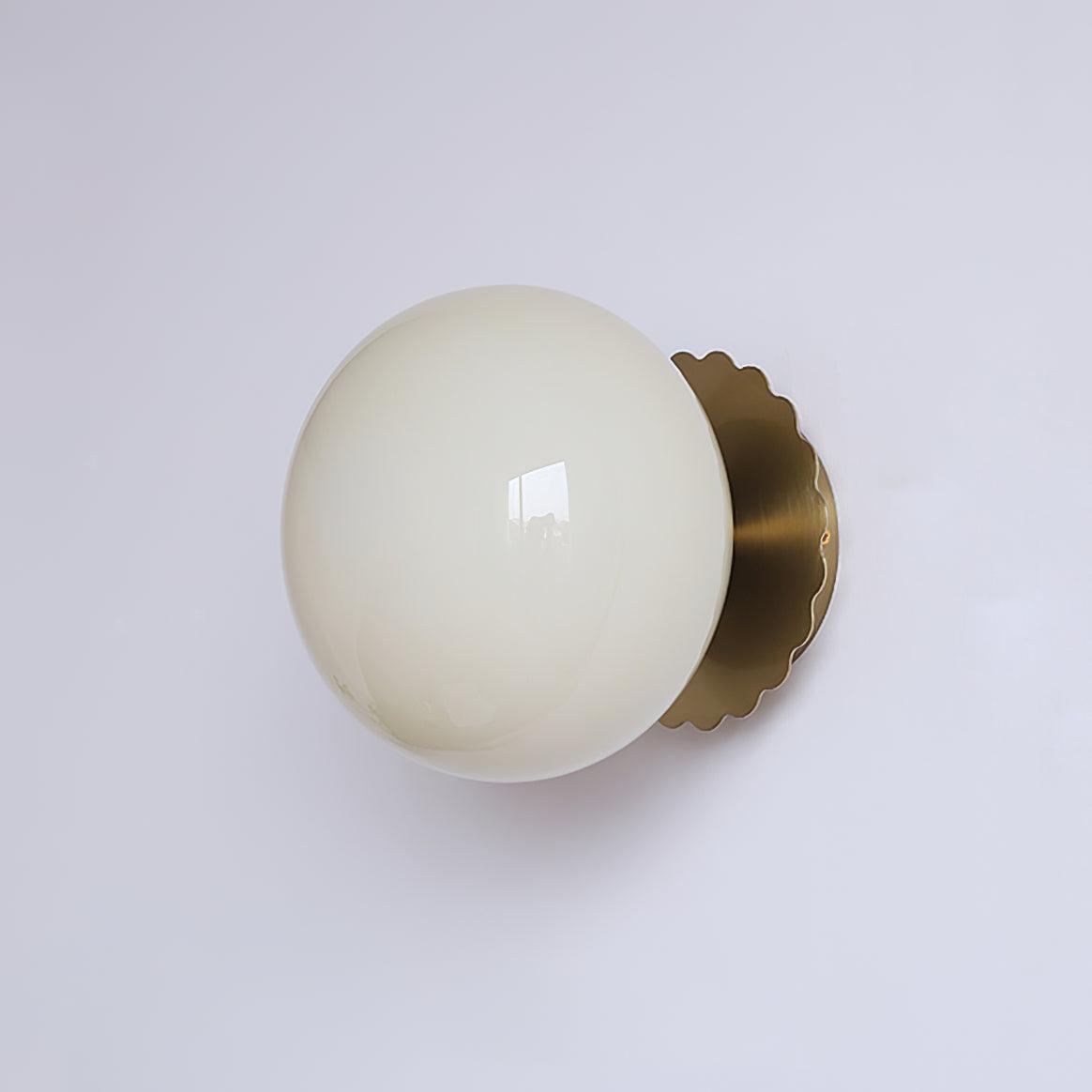 Elegant Bordlampe med Glasskjerm - Modern Hjembelysning