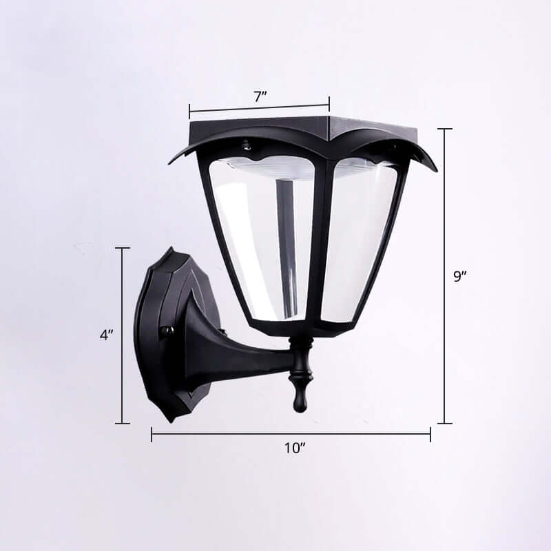 Elegant Solcelledrevet Vegglampe - Utendørs LED-Belysning
