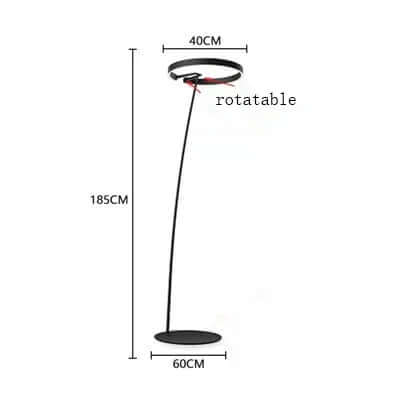 Elegant Gulvlampe med LED-lys
