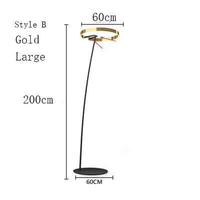 Elegant Gulvlampe med LED-lys