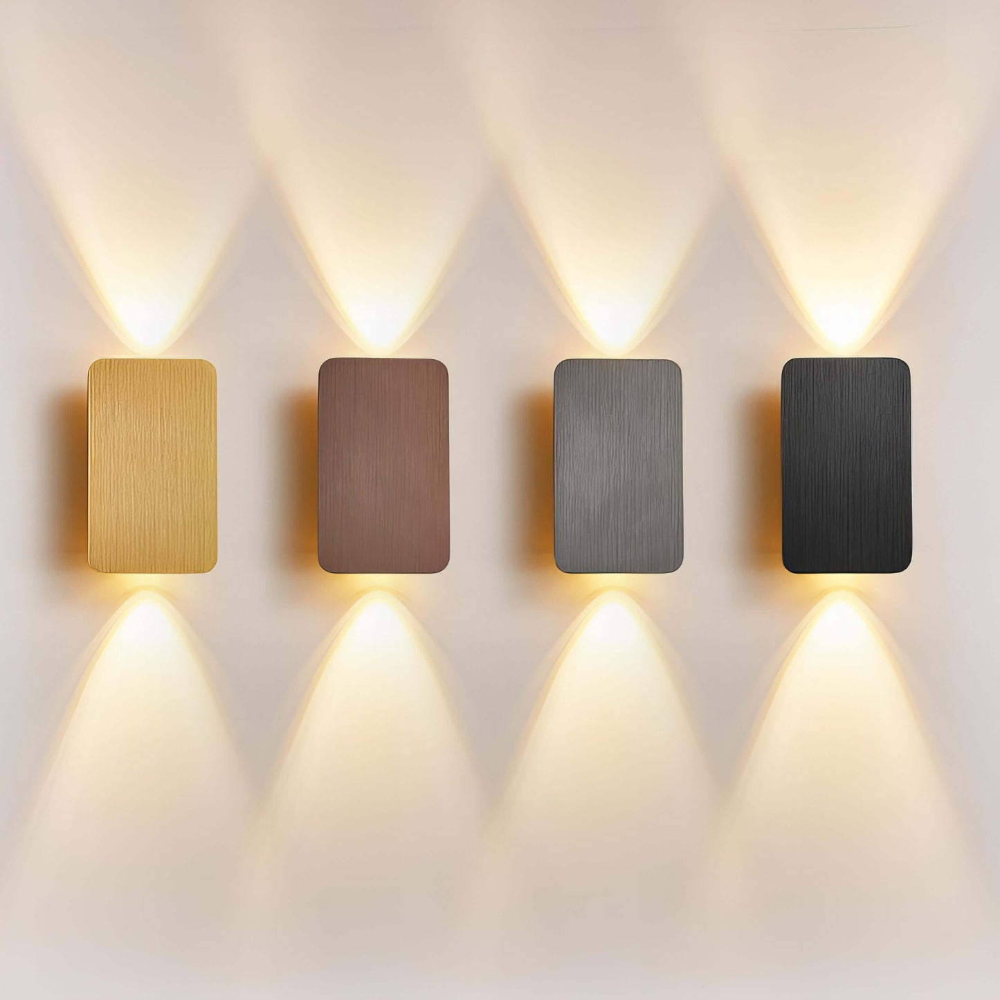 Elegant Rektangulær Vegglampe - Moderne LED Belysning