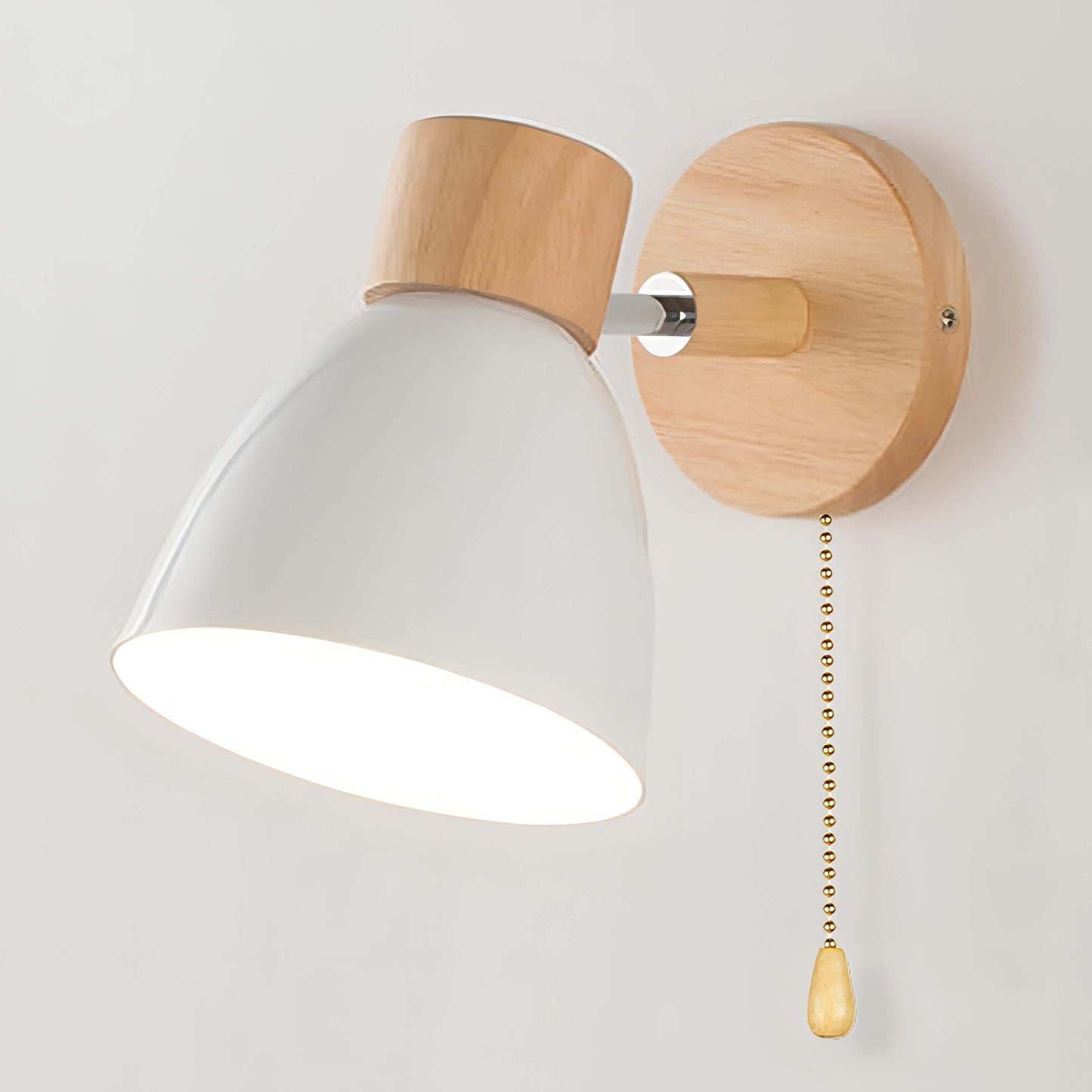 Elegant Vegglampe i Tre - Nordisk Design