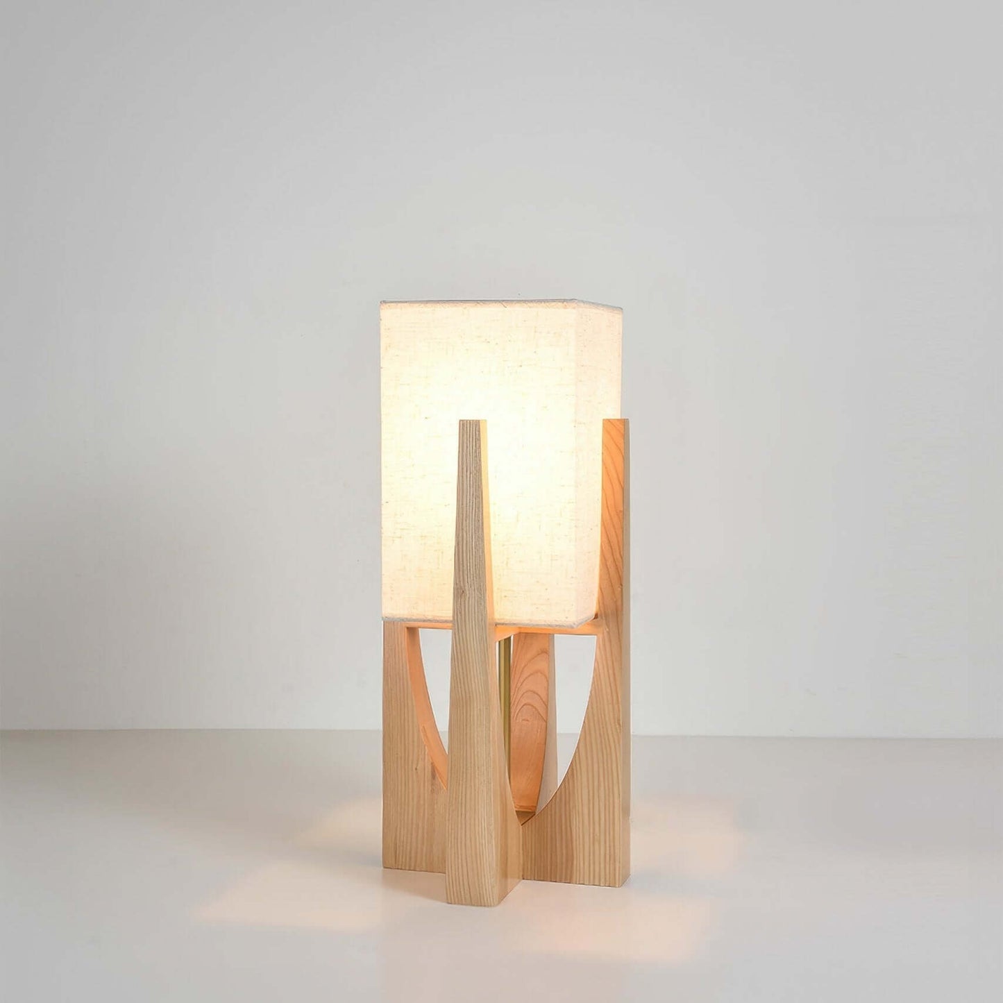 Japansk Stil Gulvlampe i Tre