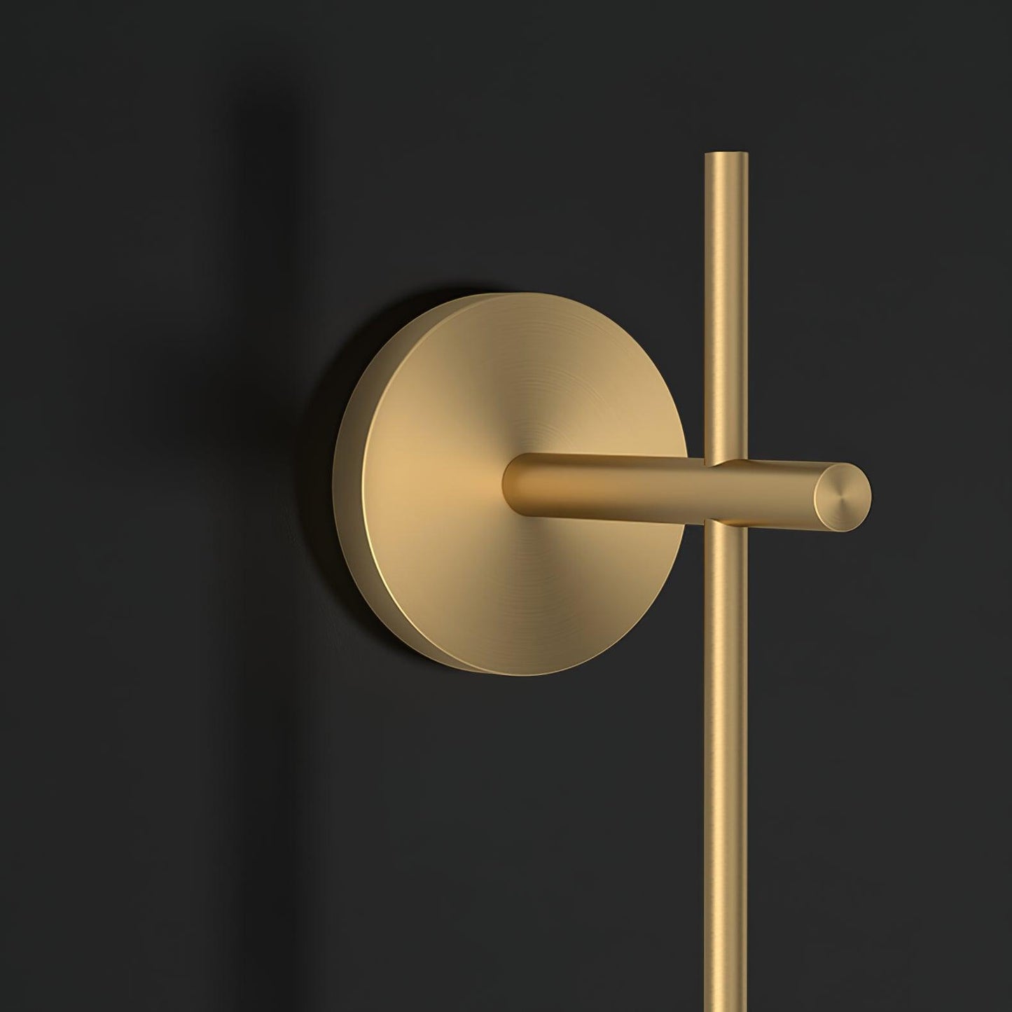 Elegant Vertikal Vegglampe i Glass