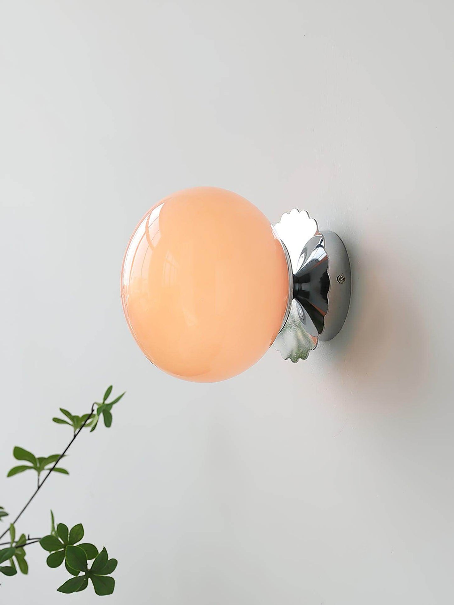 Elegant Bordlampe med Glasskjerm - Modern Hjembelysning