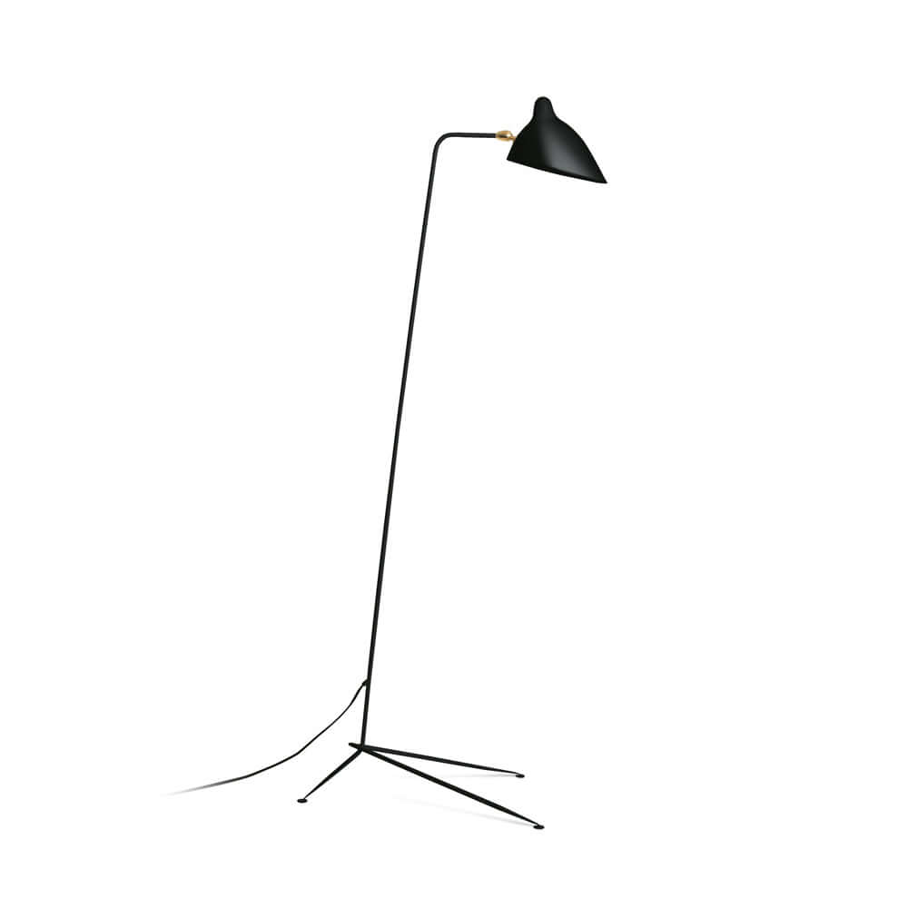 Elegant Tre-armet Gulvlampe