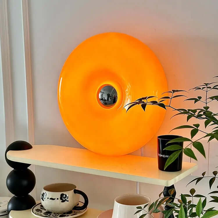 Stilren Donut Bord- eller Vegglampe