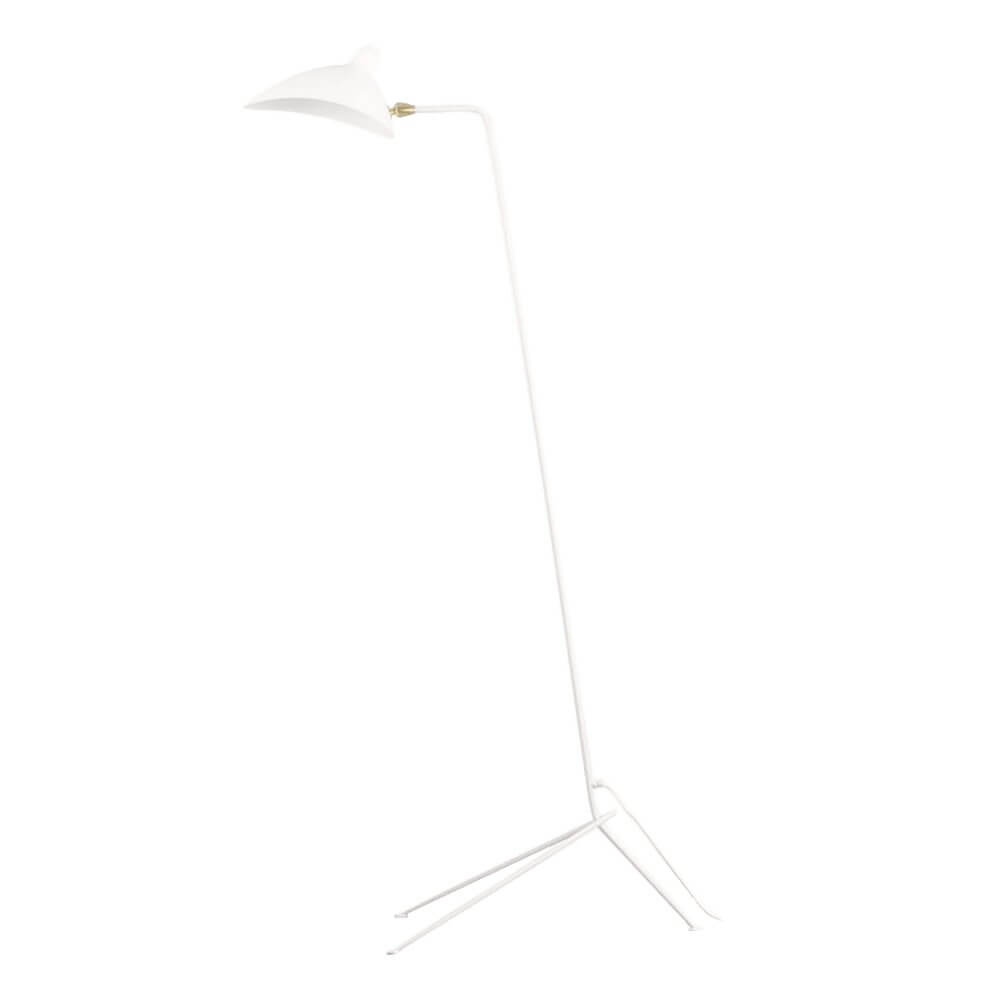 Elegant Tre-armet Gulvlampe