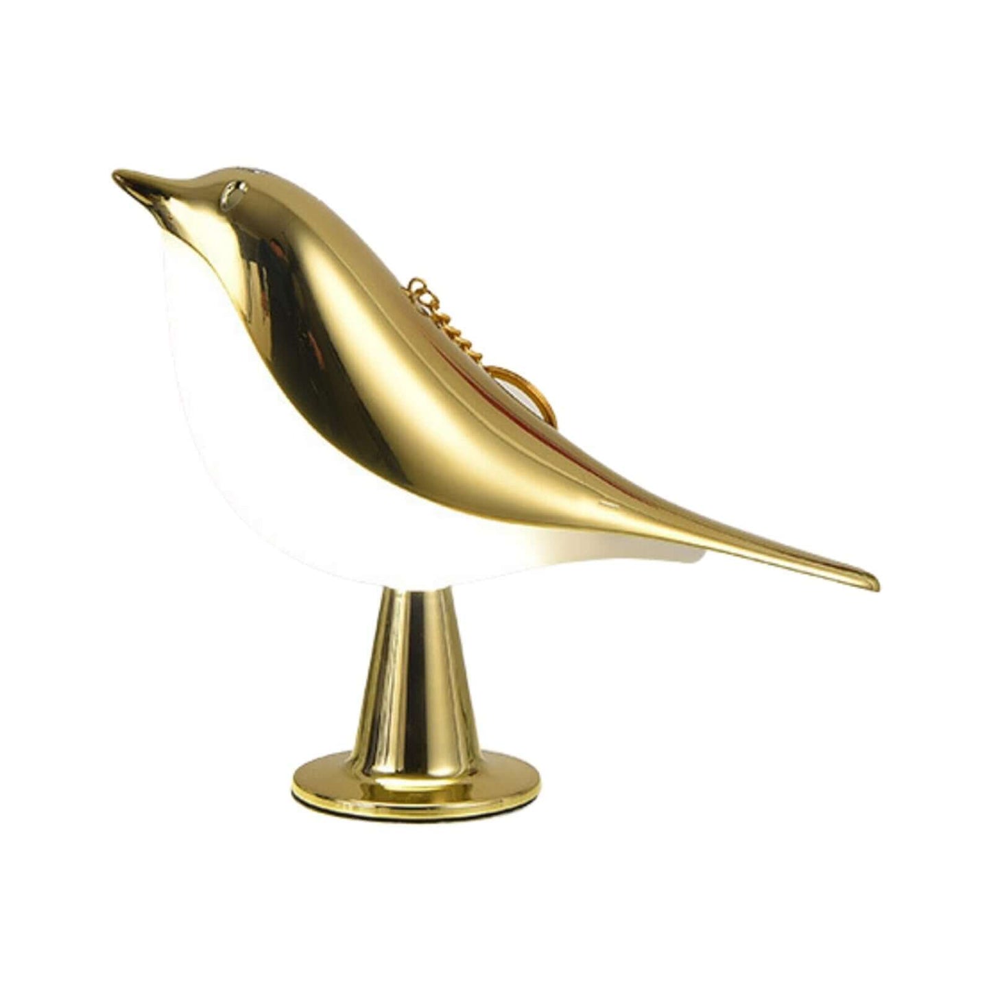 Elegant Bordlampe med Fuglmotiv