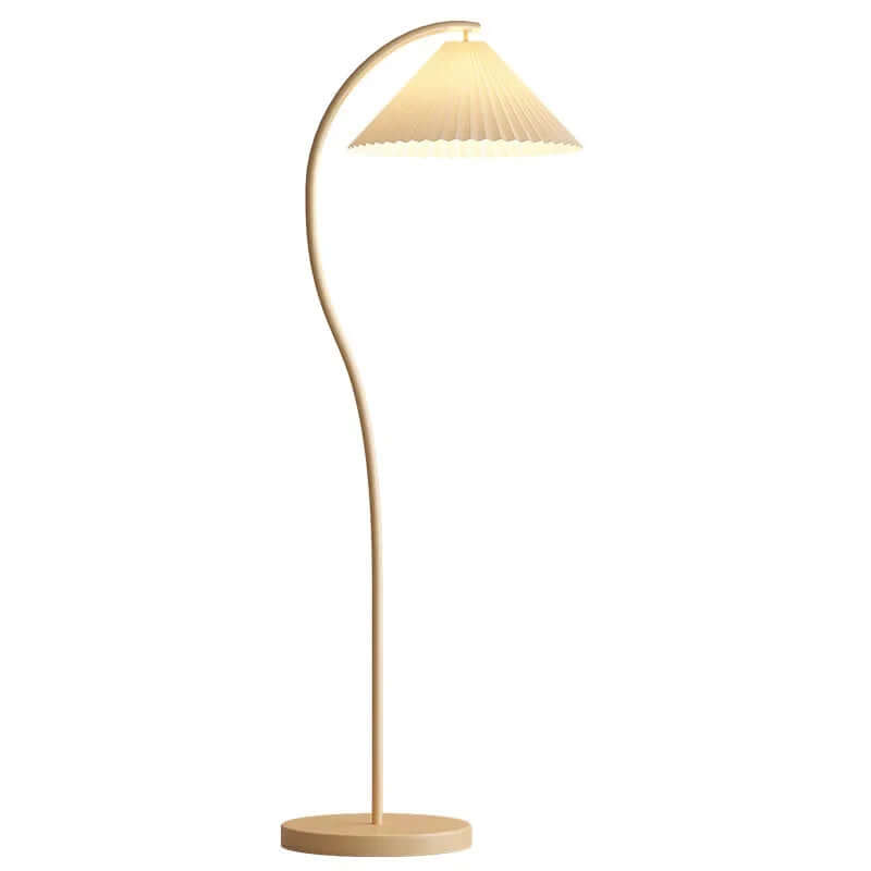 Elegant LED Gulvlampe – Stoffdesign