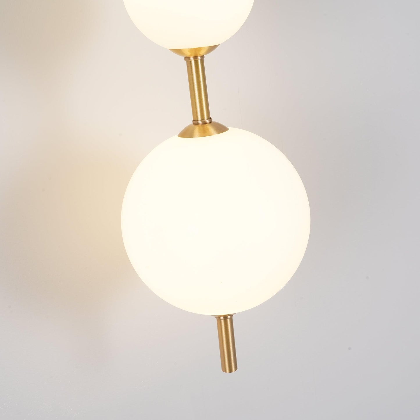 Elegant Vertikal Vegglampe i Glass