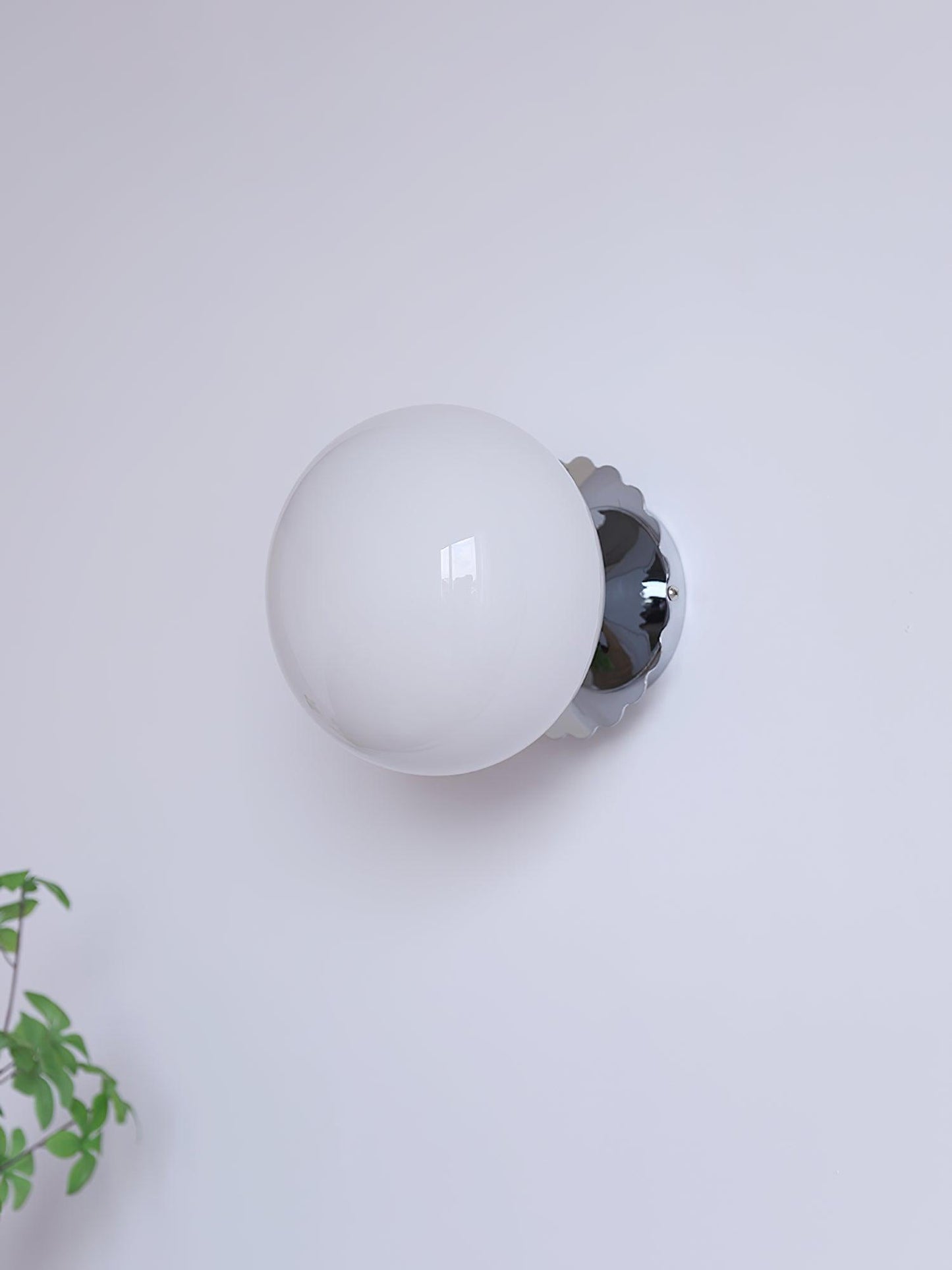 Elegant Bordlampe med Glasskjerm - Modern Hjembelysning