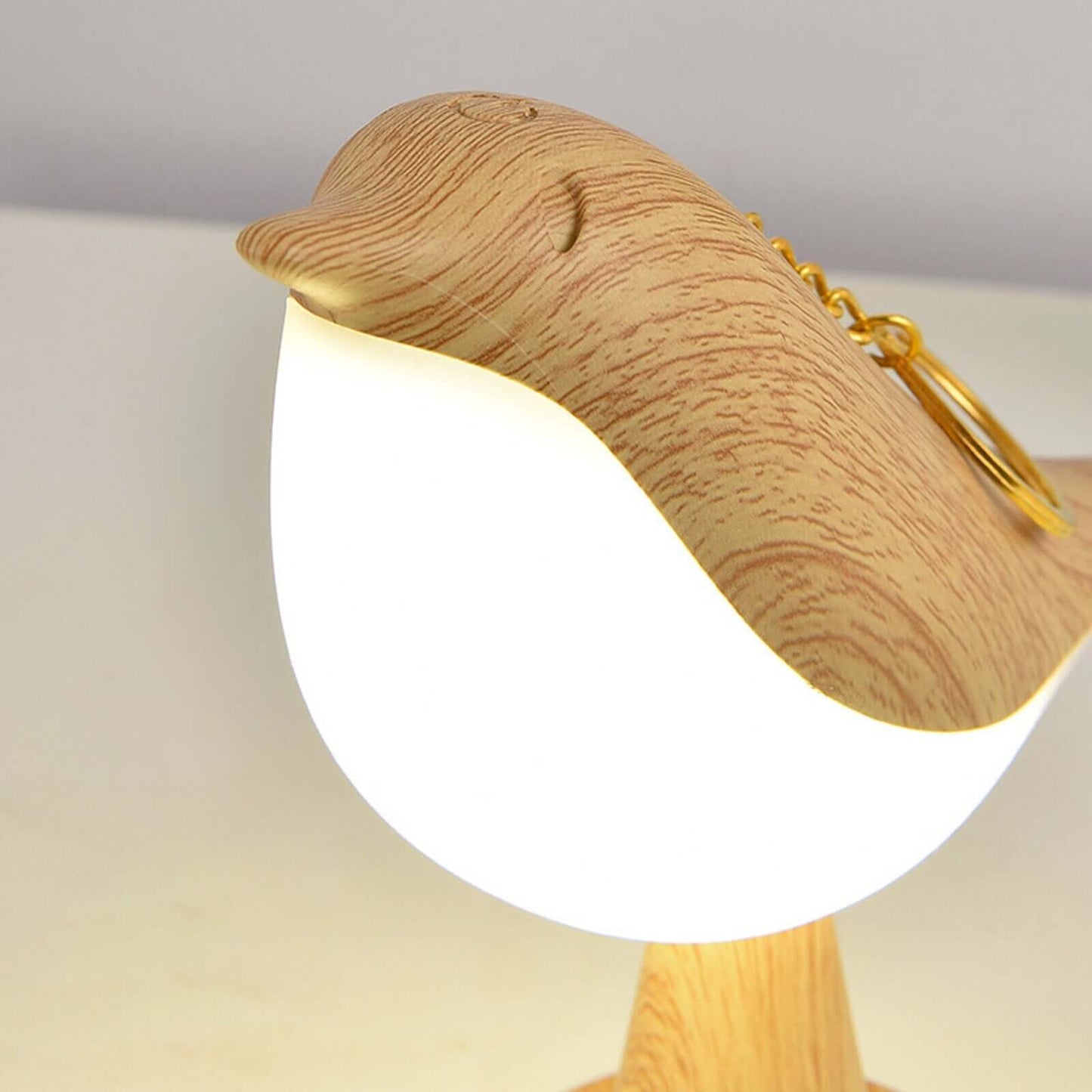 Elegant Bordlampe med Fuglmotiv