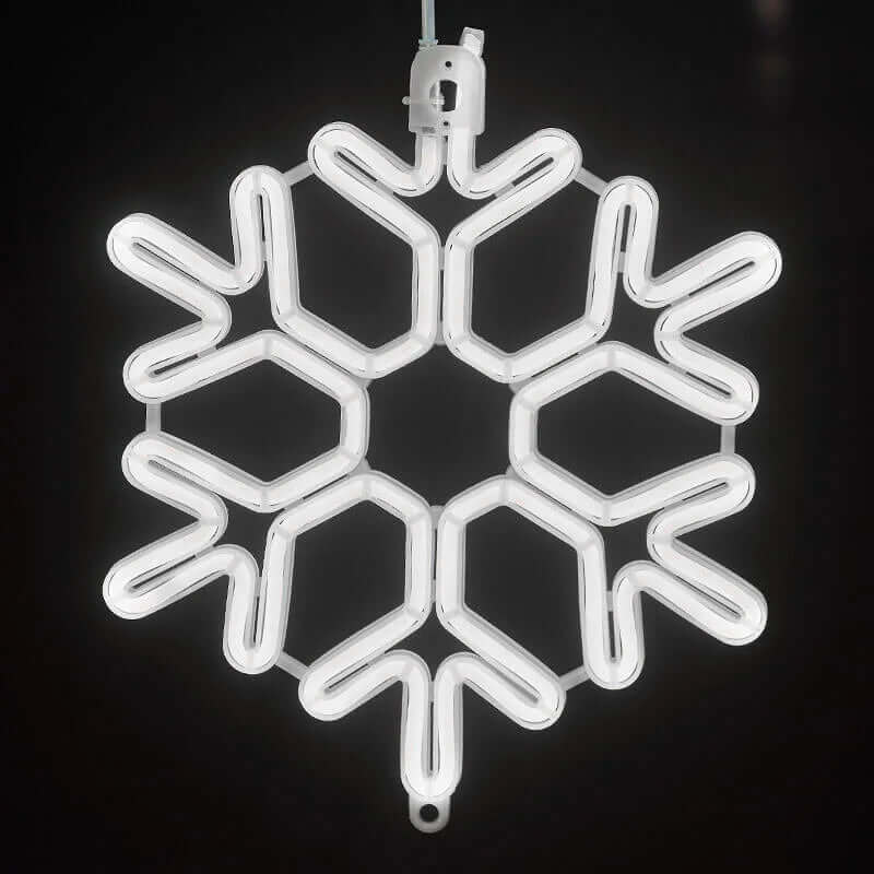 Vanntett LED-Snøfnugg Julelys - Utendørs