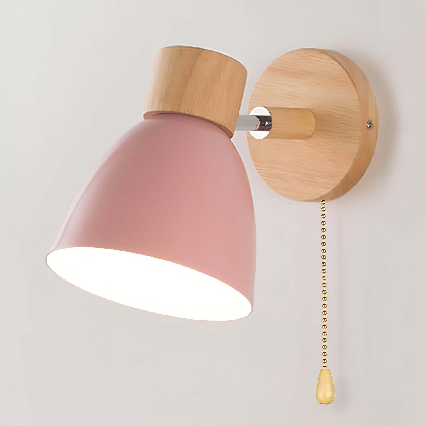 Elegant Vegglampe i Tre - Nordisk Design