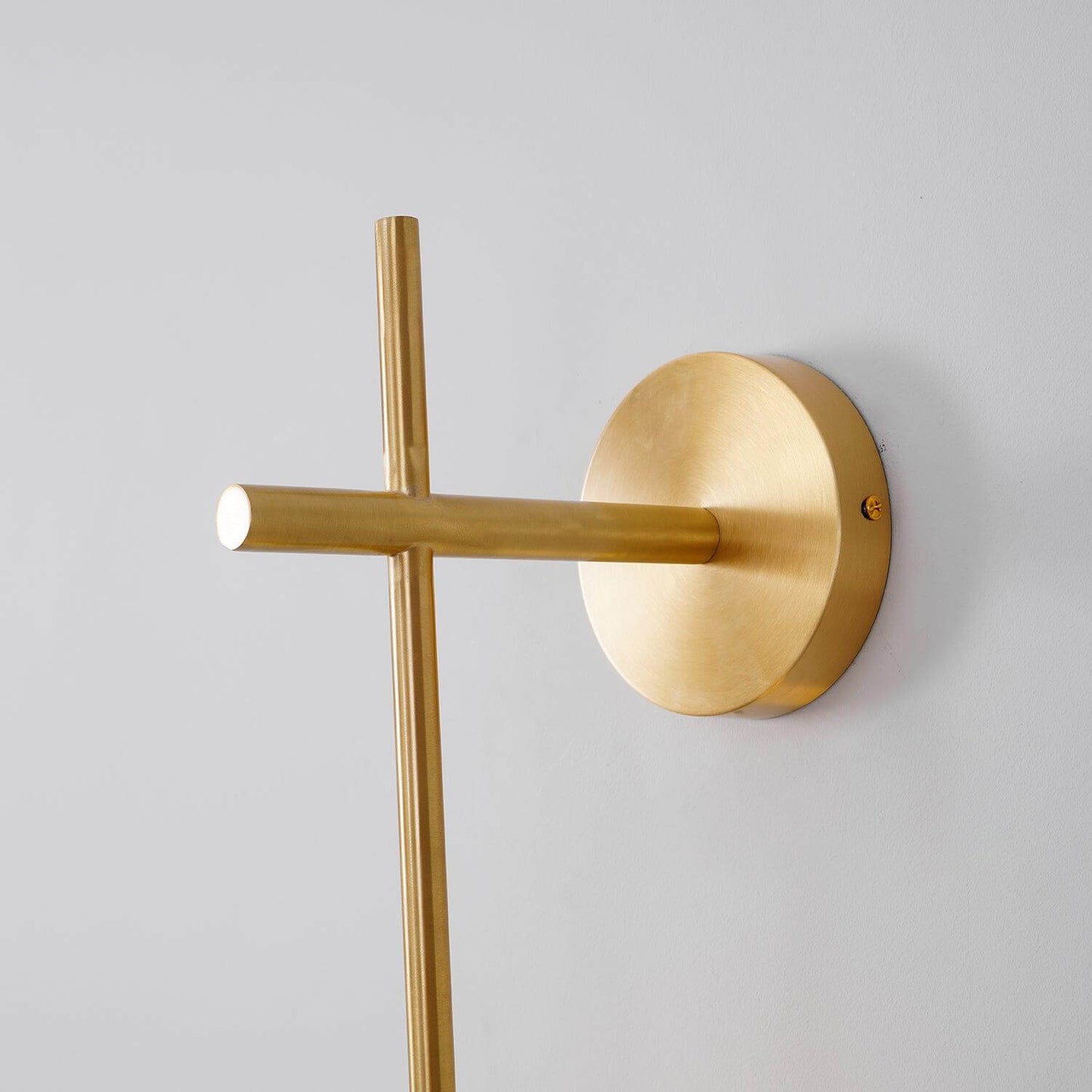 Elegant Vertikal Vegglampe i Glass