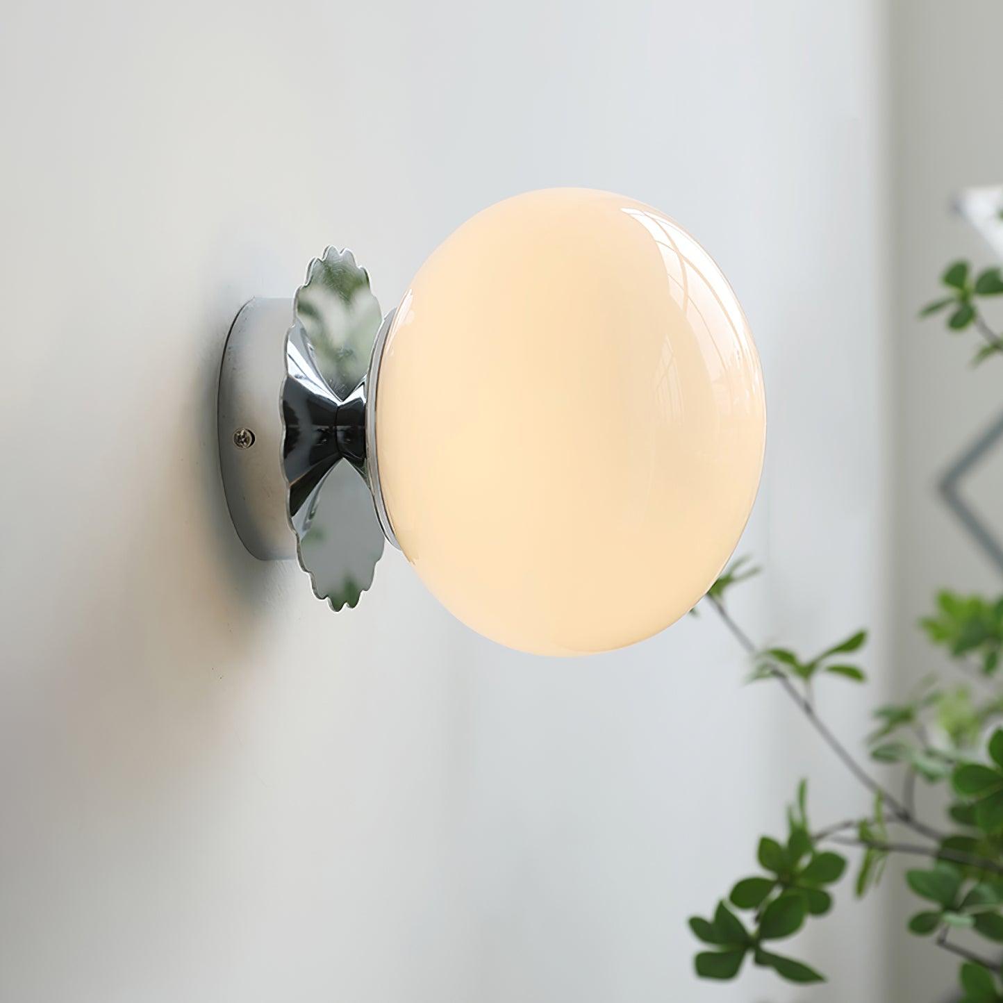 Elegant Bordlampe med Glasskjerm - Modern Hjembelysning