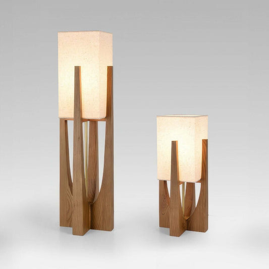 Japansk Stil Gulvlampe i Tre