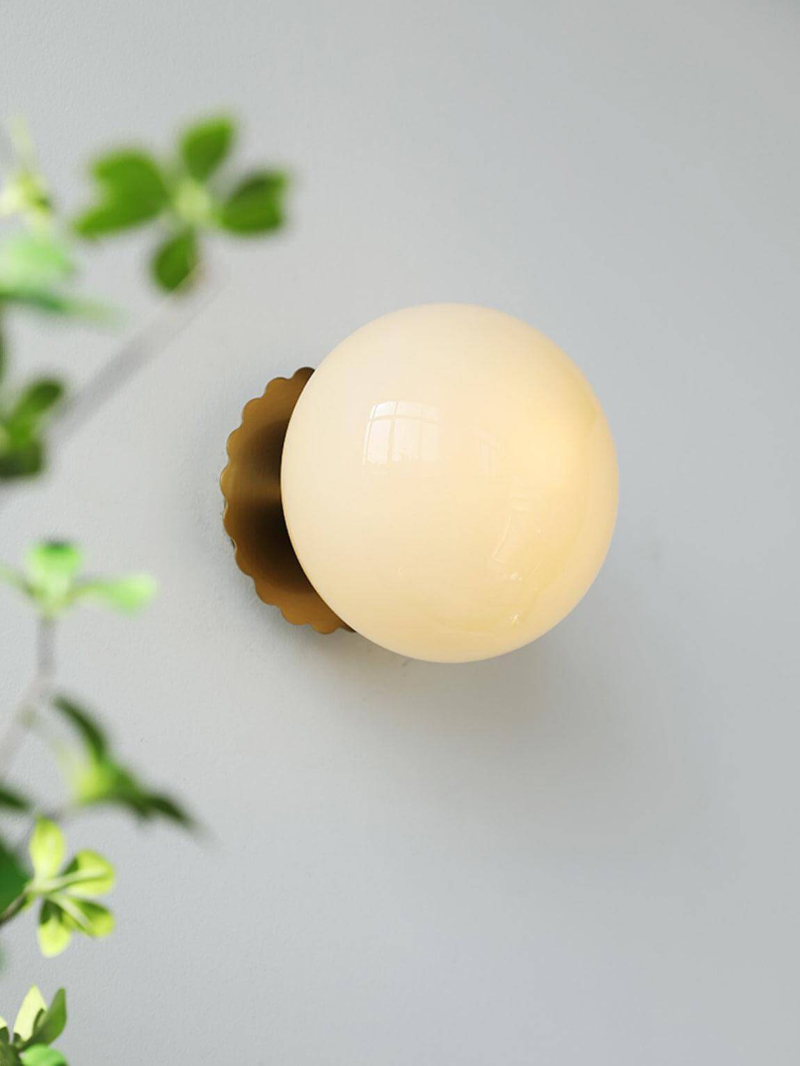 Elegant Bordlampe med Glasskjerm - Modern Hjembelysning