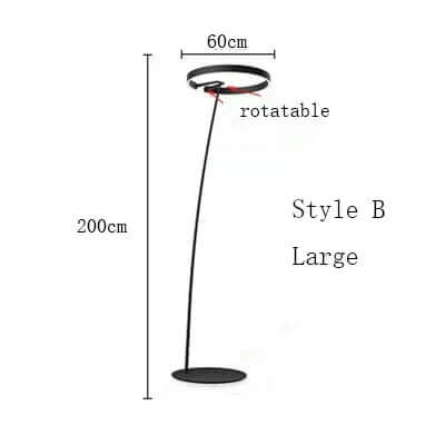 Elegant Gulvlampe med LED-lys