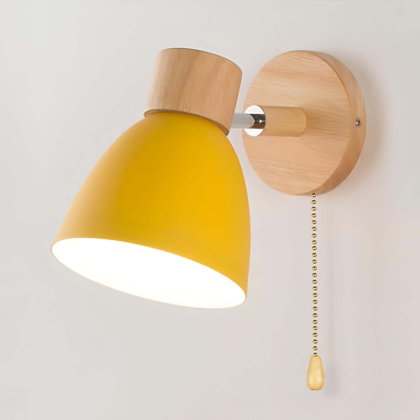 Elegant Vegglampe i Tre - Nordisk Design