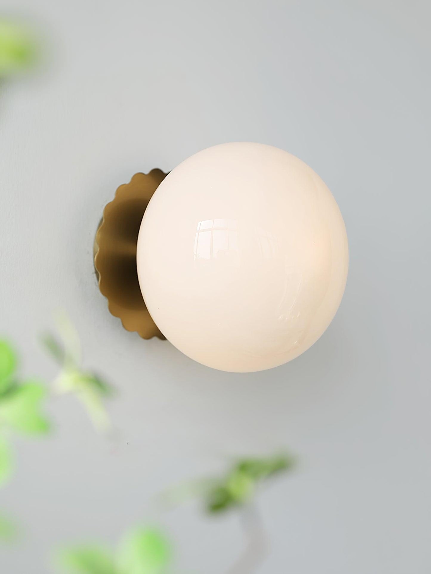 Elegant Bordlampe med Glasskjerm - Modern Hjembelysning