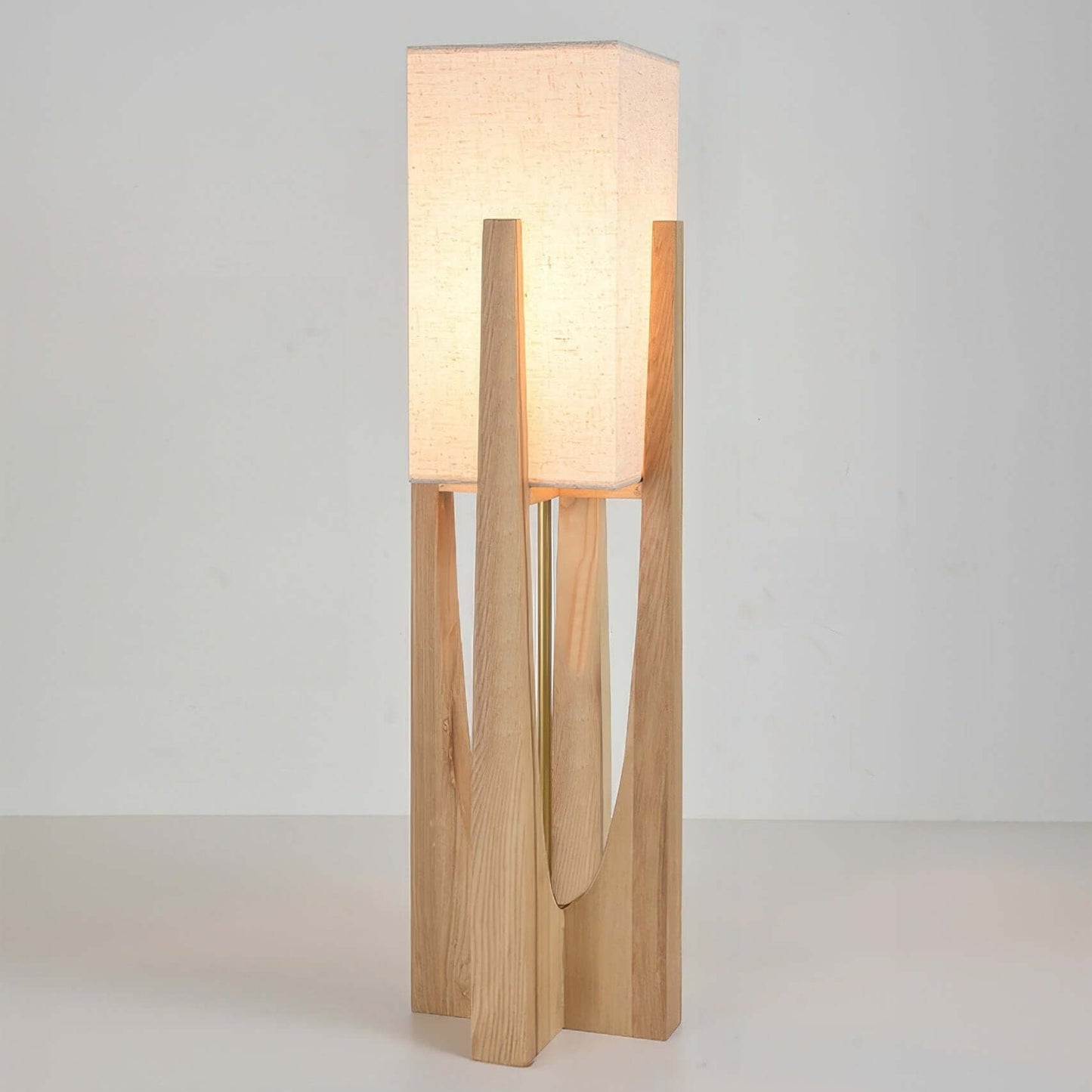 Japansk Stil Gulvlampe i Tre
