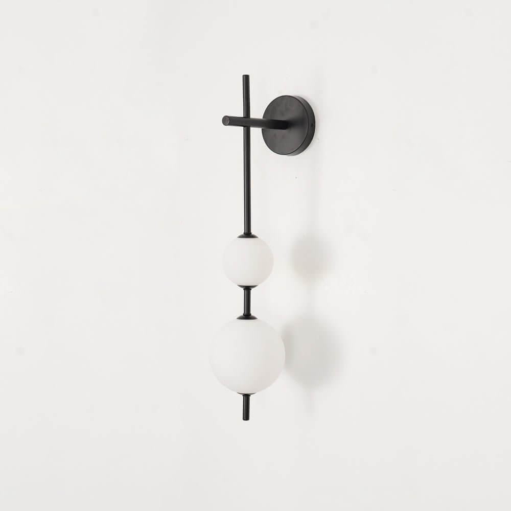 Elegant Vertikal Vegglampe i Glass