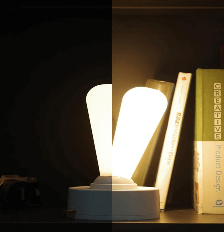 Retro Bordlampe med Vippebryter