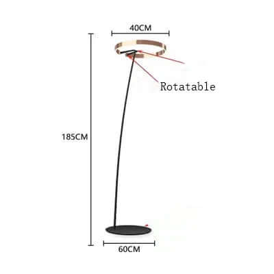 Elegant Gulvlampe med LED-lys